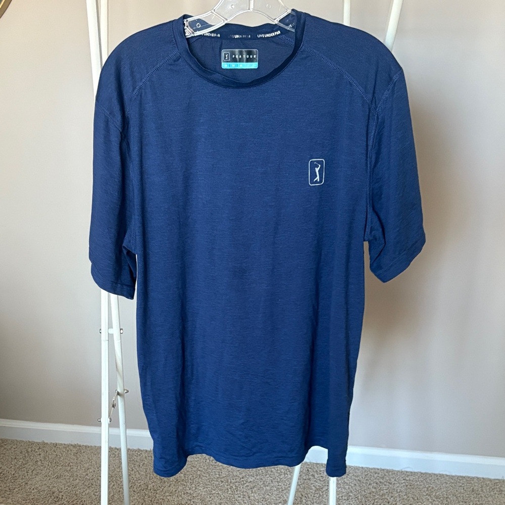 PGA Tour Blue Short Sleeve Tee
